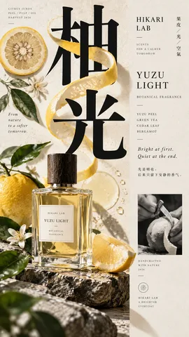 平面海报1:2 偏轴构图